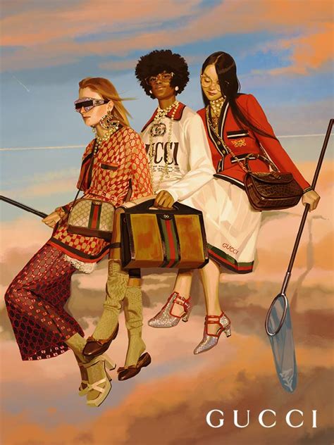 gucci ss18 campaign|Classic artworks inspire the dreamy Spring Summer 2018 .